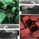The lab traps, with the single trap jaw being examined at bottom right.